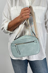 Boho Guitar Strap Crossbody - Baby Blue