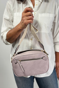 Boho Guitar Strap Crossbody - Lavender