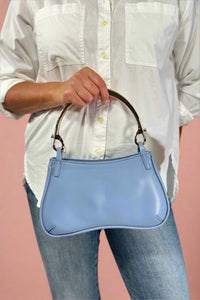 Brisbane Shaped Crossbody -  Dusty Blue