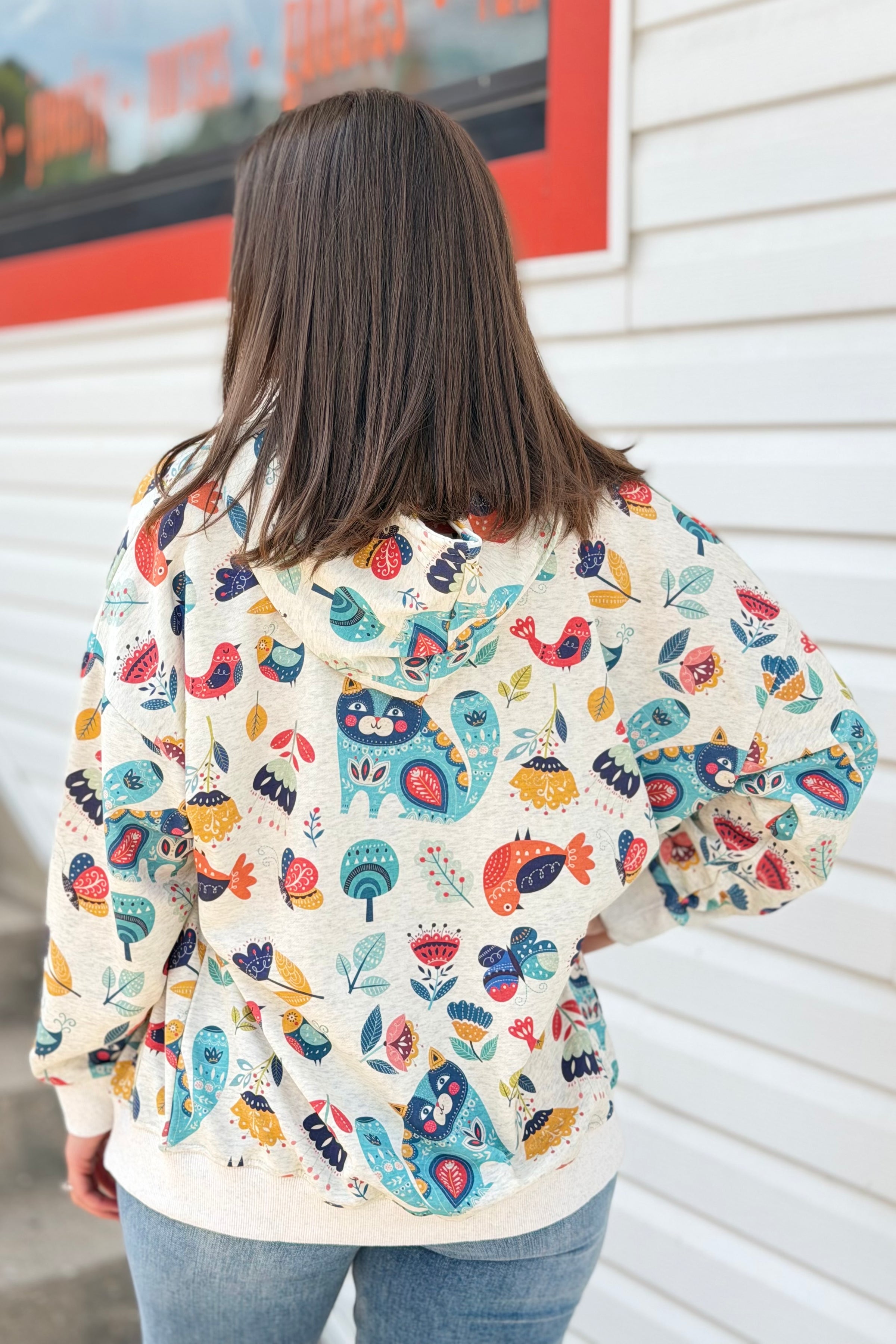 Zip Up Hoodie - Whimsical