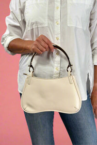 Brisbane Shaped Crossbody - Off White