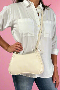 Brisbane Shaped Crossbody - Off White
