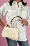 Brisbane Shaped Crossbody - Off White