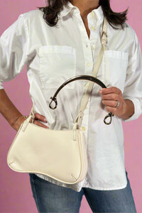 Brisbane Shaped Crossbody - Off White