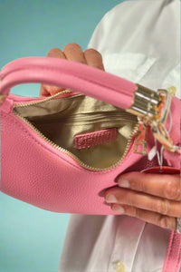 Baghdad Half-Moon Crossbody - Bubblegum