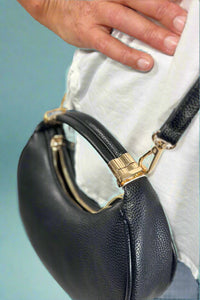 Baghdad Half-Moon Crossbody - Black