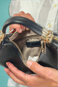 Baghdad Half-Moon Crossbody - Black