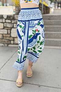 Colorful Boho Floral Skirt