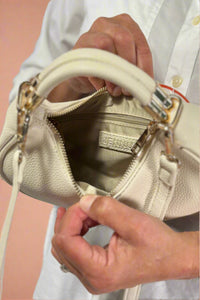 Baghdad Half-Moon Crossbody - Off White