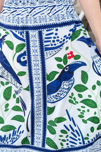 Colorful Boho Floral Skirt