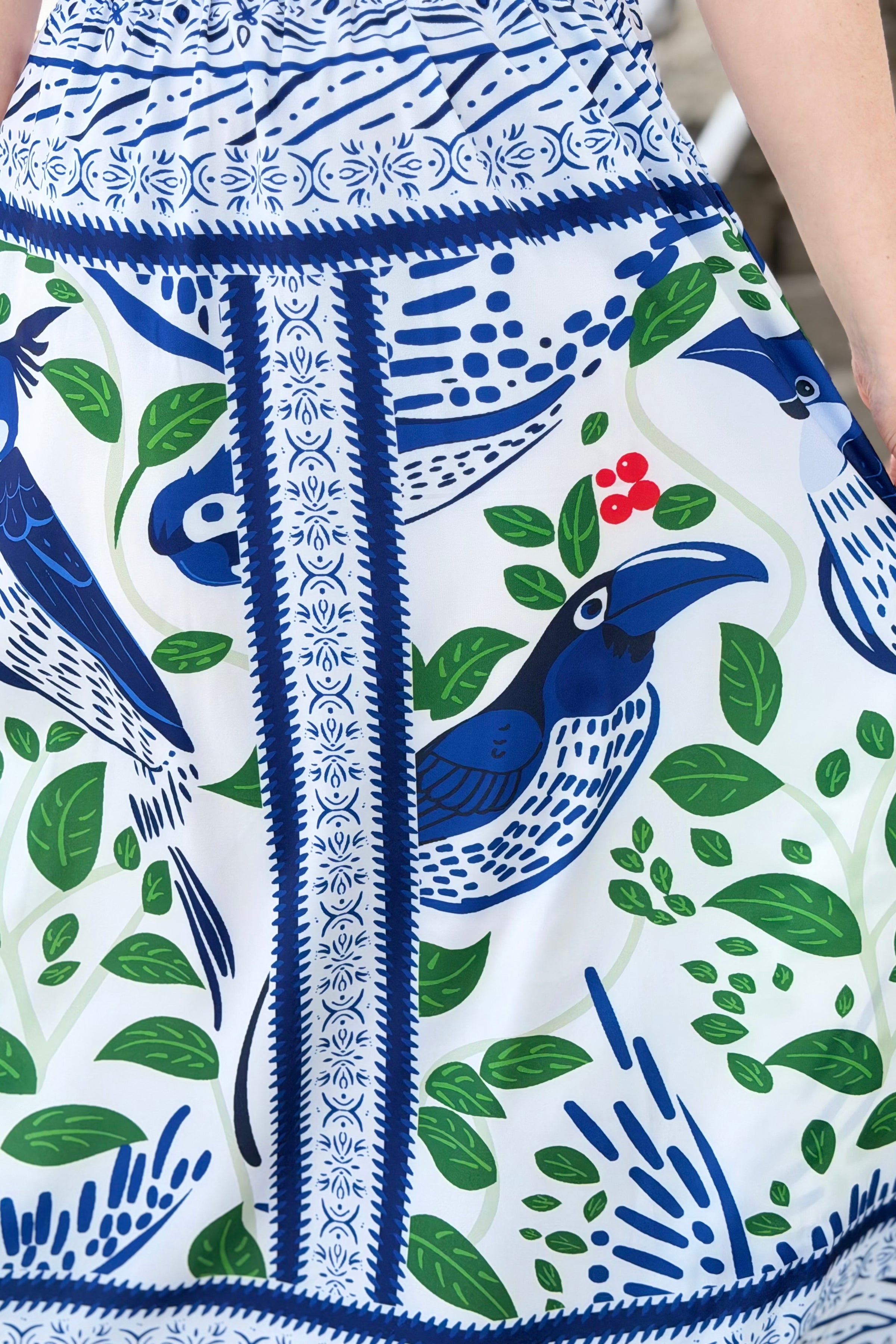 Colorful Boho Floral Skirt