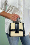 Evangeline Flapover Crossbody - Black