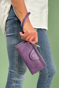 Kyla Snap Closure Wallet - Purple