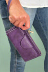 Kyla Snap Closure Wallet - Purple