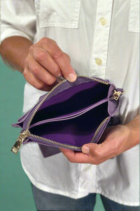 Kyla Snap Closure Wallet - Purple