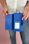 Kyla Snap Closure Wallet - Royal Blue