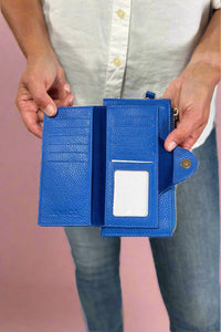 Kyla Snap Closure Wallet - Royal Blue