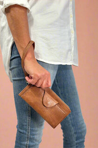 Kyla Snap Closure Wallet - Brown