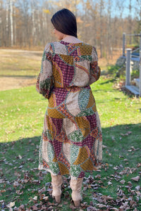 Fall Inspo Ember Dress - Taupe