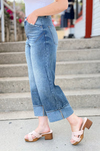 Barrel Carpenter Culottes Pants - Denim