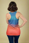 Colorful Sunrise Crewneck Tank Top