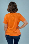 Botanical Floral Wildflower Tee - Orange