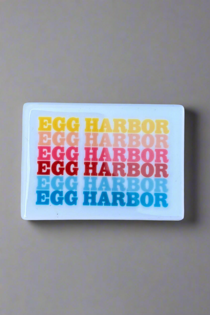 Egg Harbor Ceramic Magnet