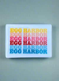 Egg Harbor Ceramic Magnet