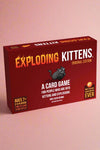 A game card game called Exploding Kittens. For ages 7 years+ and 2-5 players.