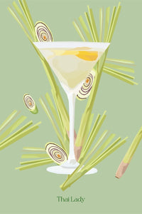 Botanical Cocktail Deck Cards