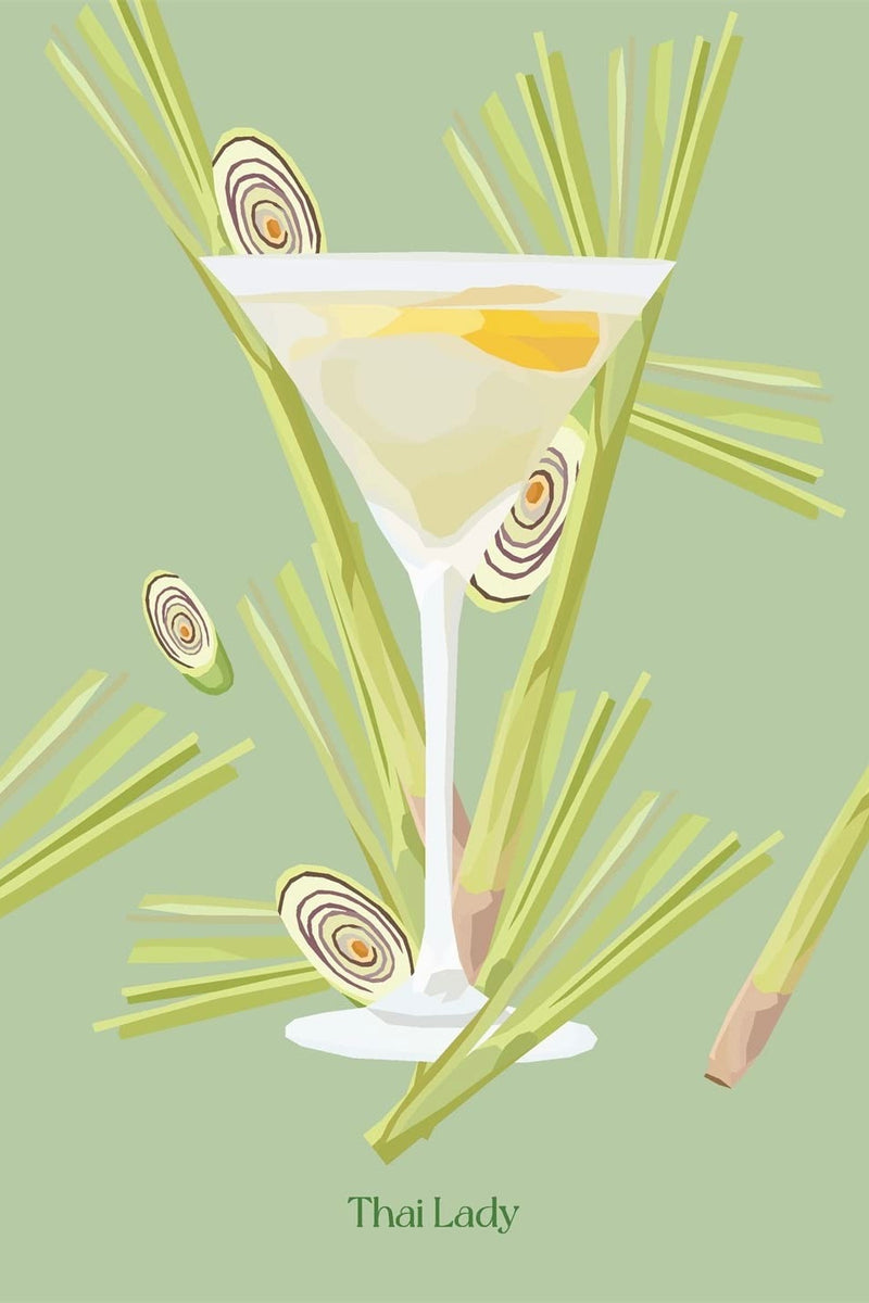 Botanical Cocktail Deck Cards