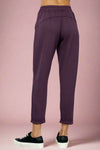 Cuffed Very Soft Full Length Pants - Plum