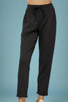Cuffed Very Soft Full Length Pants - Black