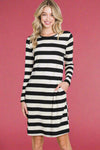 Striped Midi Dress