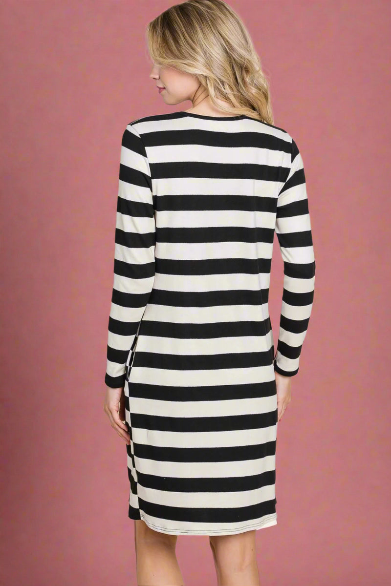 Striped Midi Dress