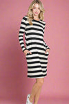Striped Midi Dress