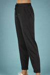 Cuffed Very Soft Full Length Pants - Black
