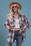 Plaid Button Down Shirt Coffee