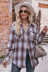 Plaid Button Down Shirt Coffee