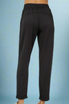 Cuffed Very Soft Full Length Pants - Black
