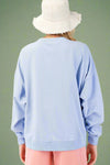 Shooting Star Sweatshirt - Peri Blue