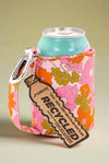 Can Handle Cooler Recycled - Red Floral