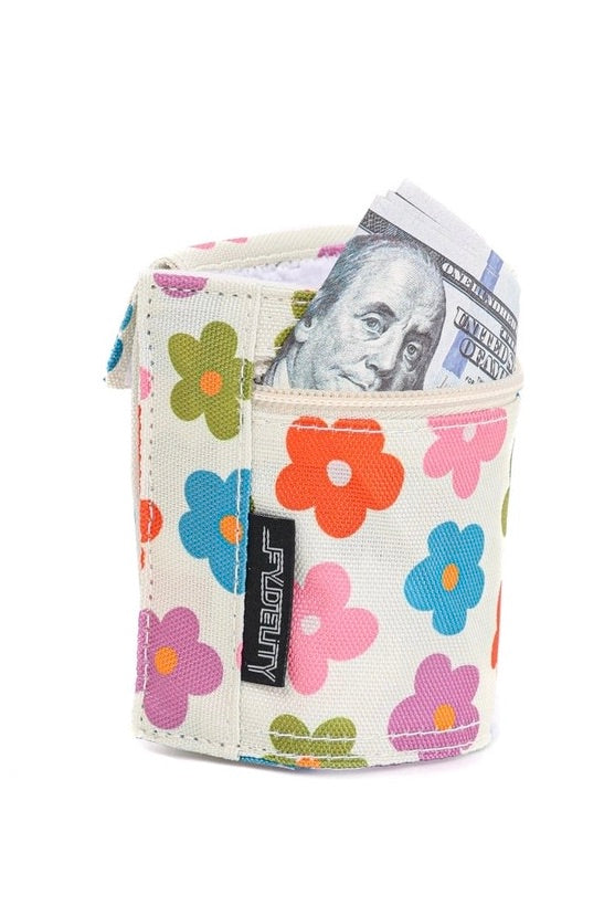 Stash Wrap / Wrist Wallet - Multi Poppy