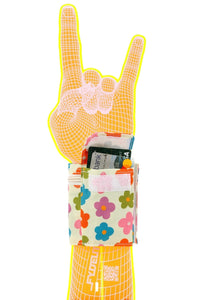 Stash Wrap / Wrist Wallet - Multi Poppy