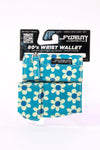 Stash Wrap / Wrist Wallet - Blue Daisy