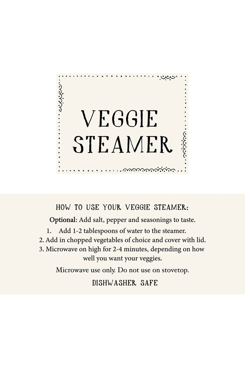 Veggie Steamer - Cream Rainbow