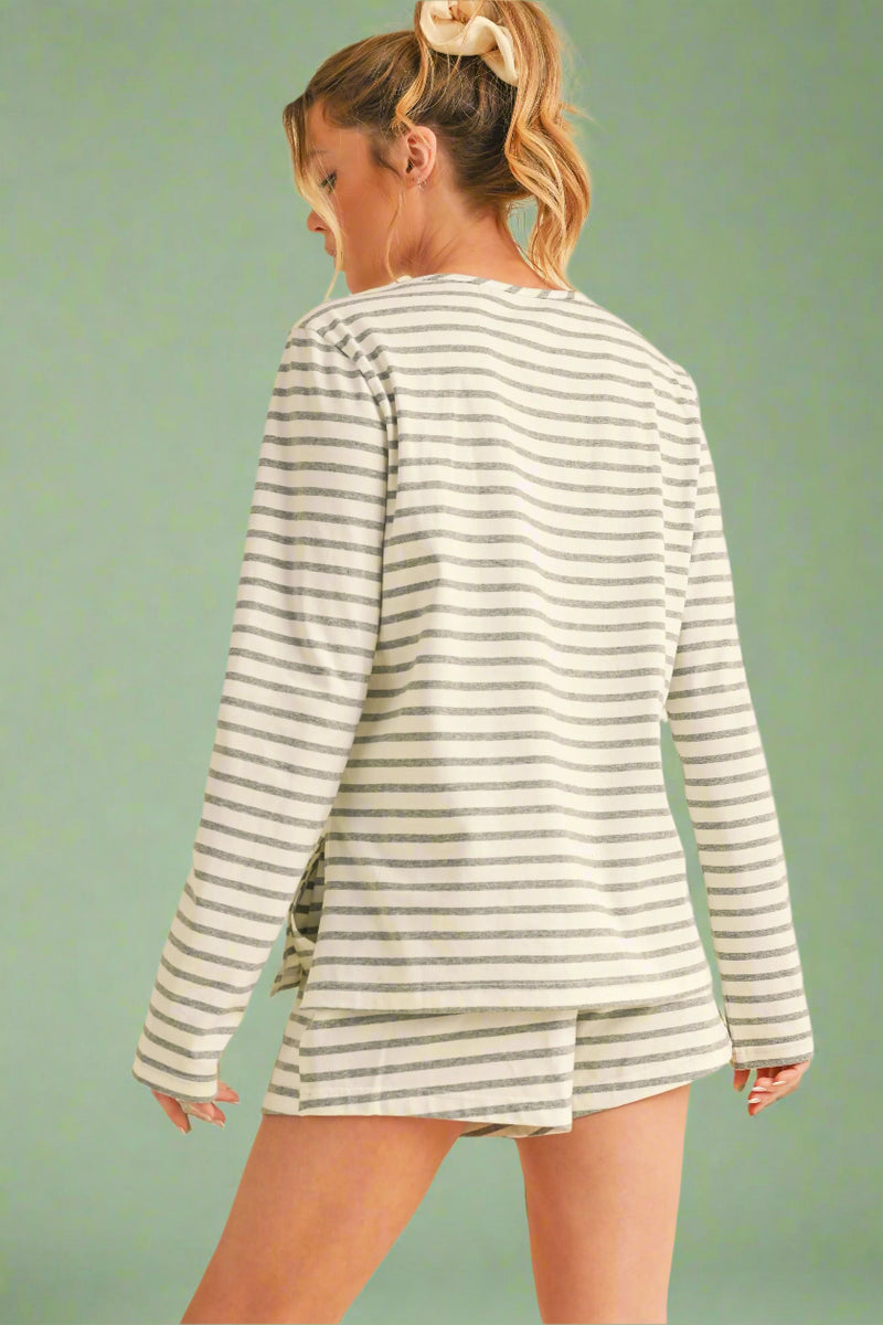 Cali Top - Heather Gray