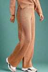 Soft Wide Leg Lounge Pants Brown