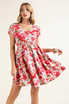 Elastic Waist Kimono Dress Sage