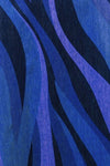 Denim Color Swirl Dress Blue